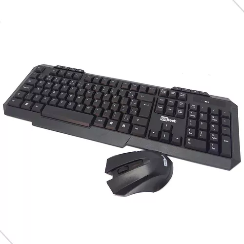 KIT TEC E MOUSE SEM FIO MBTECH K3 MBS4079 PRETO