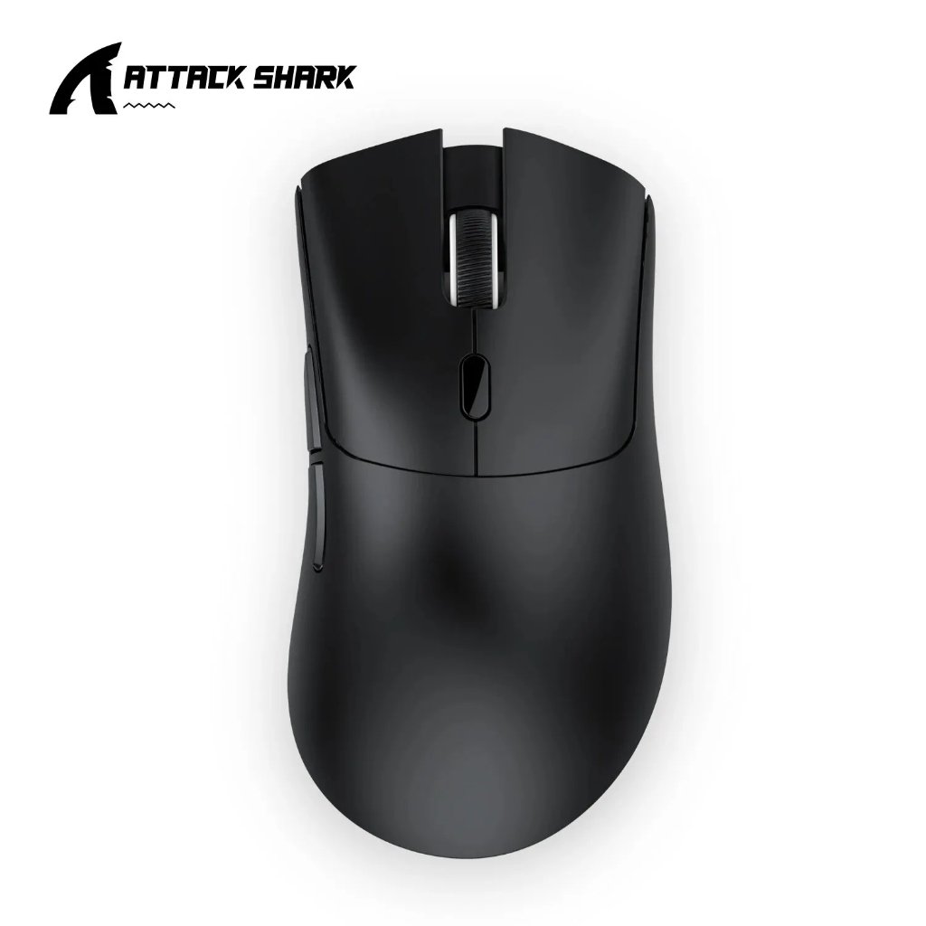 MOUSE GAMER R1 ATTACK SHARK 2.4G SEM FIO (PRETO)