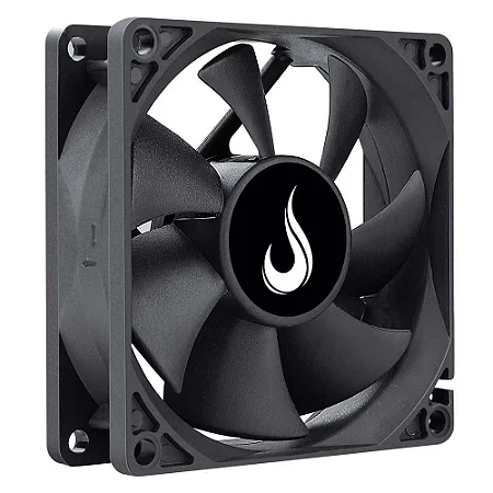 COOLER FAN 80MM SEM LED PRETO RISE MODE