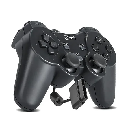 GAMEPAD CONTROLE PS2 C/ FIO PT SCKPGM015