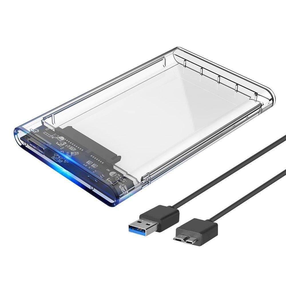 CASE HD/SSD USB 3.0 (TRANSPARENTE)
