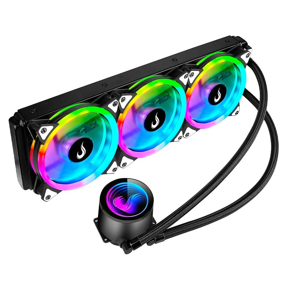 WATER COOLER RISE MODE ARGB, 360MM, AMD/INTEL, PRETO 