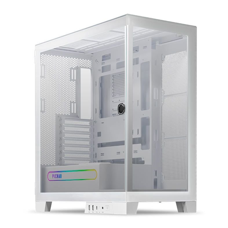 GABINETE GAMER PICHAU POUTER 4, BRANCO, PG-PO4-WH