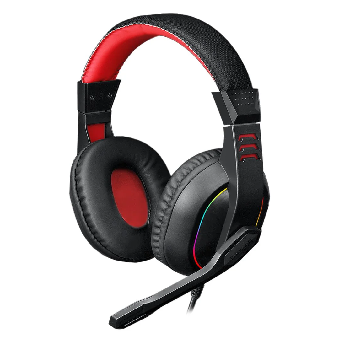 HEADSET GAMER ARES REDRAGON RGB PRETO