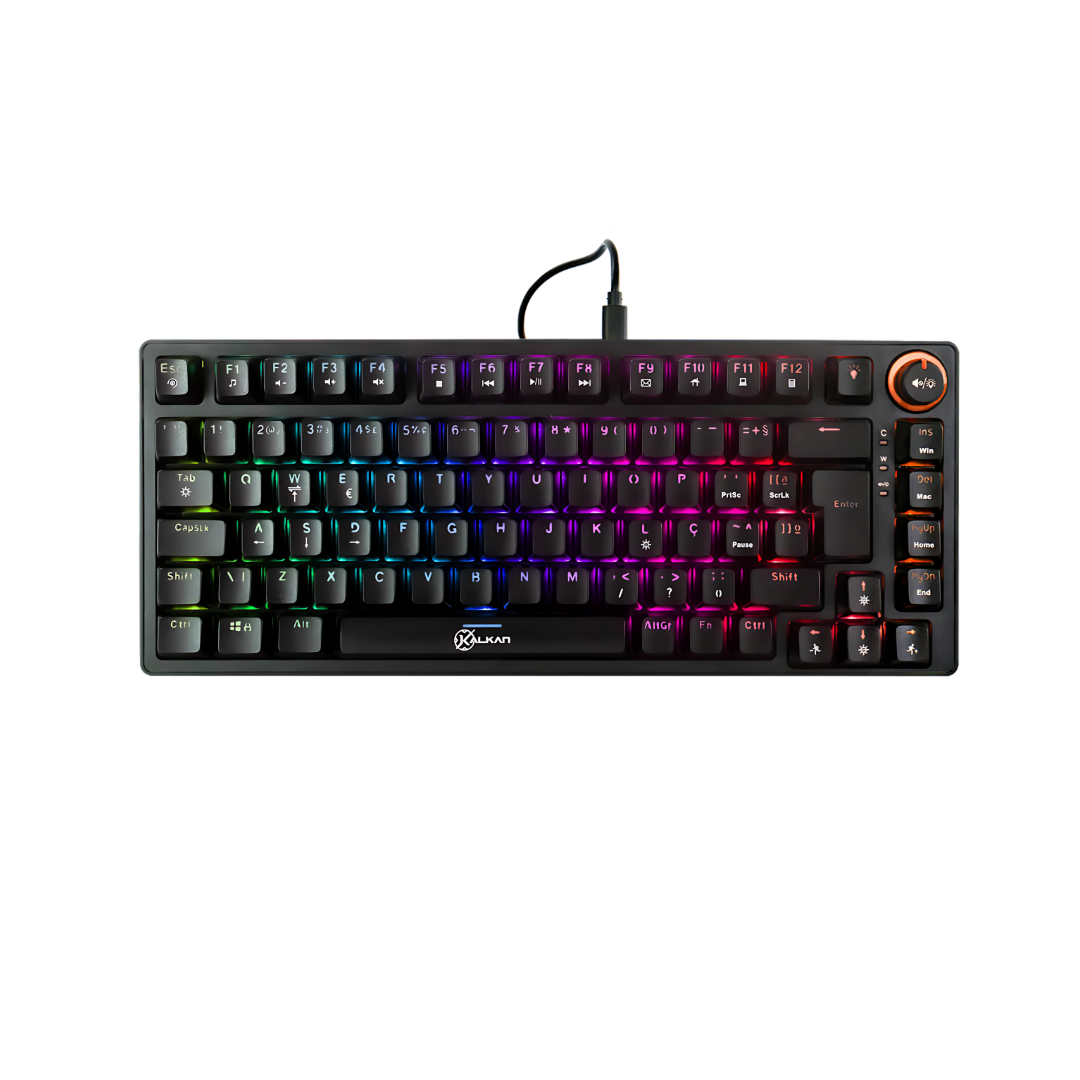TECLADO MECANICO KALKAN BLAZEPRO 75% GASKET RGB CHROMA (SWITCH BROWN)