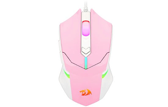 MOUSE GAMER CENTROPHORUS M601 PW-RGB 7.200 DPI RGB REDRAGON (ROSA)