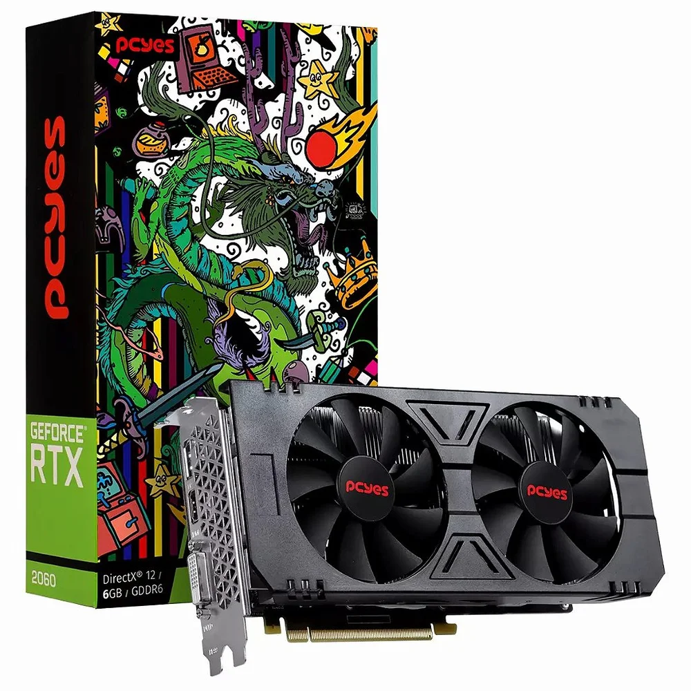 PLACA DE VÍDEO RTX 2060 6GB PCYES