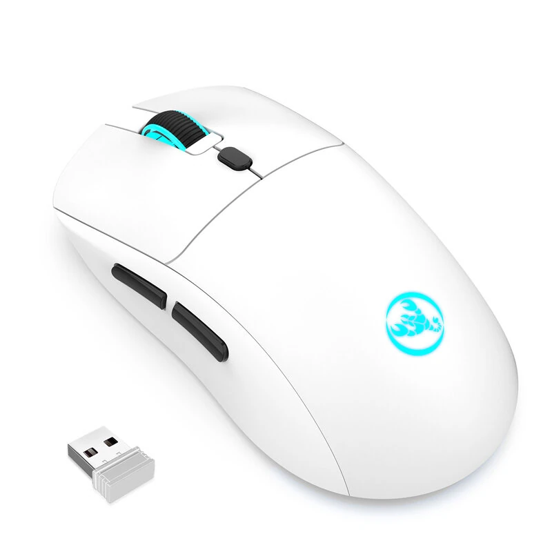 MOUSE GAMER HXSJ T20 2.4G SEM FIO (BRANCO)