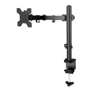 SUPORTE ARTICULADO PARA MONITOR ZINNIA TMS 100, 13 POL. A 27 POL., PRETO