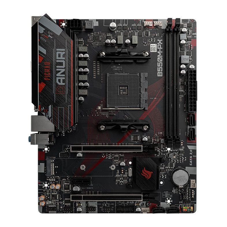 PLACA MAE PICHAU DANURI B550M-PX, DDR4, SOCKET AM4, M-ATX
