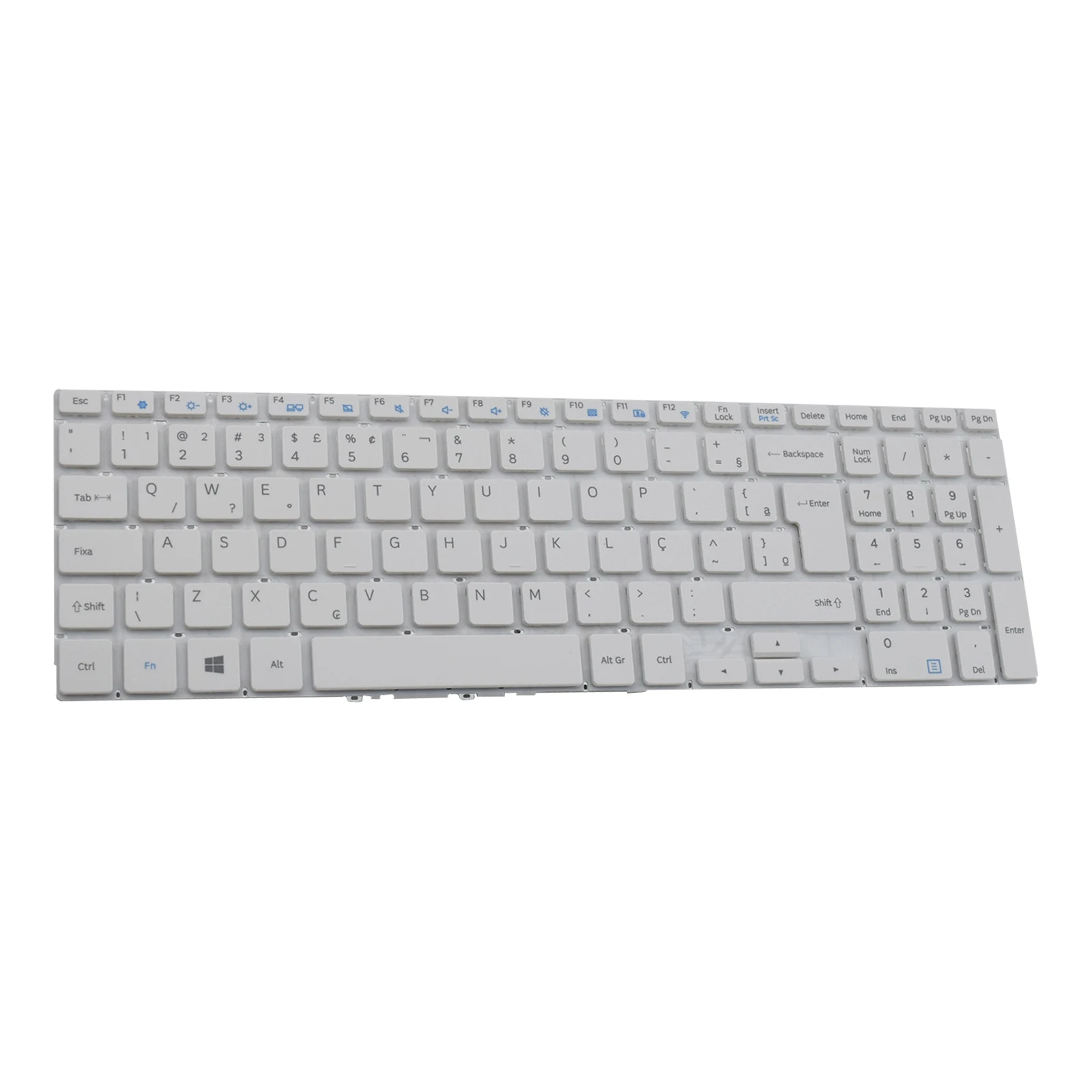 TECLADO SAMSUNG NP300E5K TC905 BRANCO