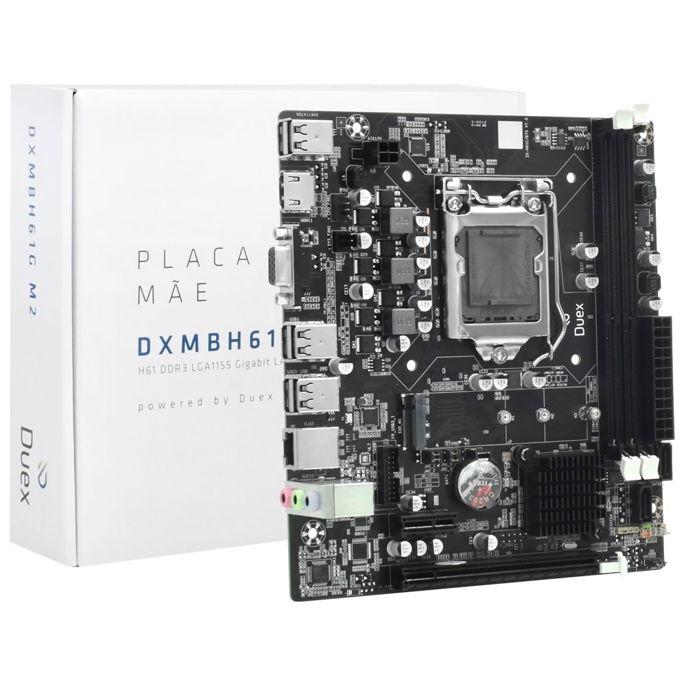 PLACA MÃE H61 M2 DXMBH61G DUEX
