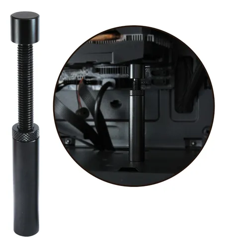 SUPORTE PARA PLACA DE VIDEO BASTÃO PRETO (7.3 - 12 CM)