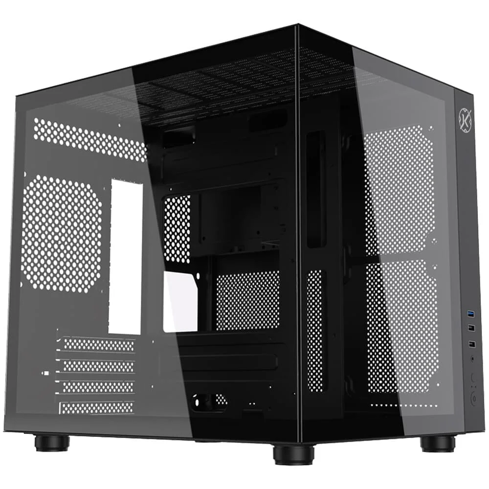GABINETE GAMER KALKAN MIDGARD PRETO SEM FAN KLK00039