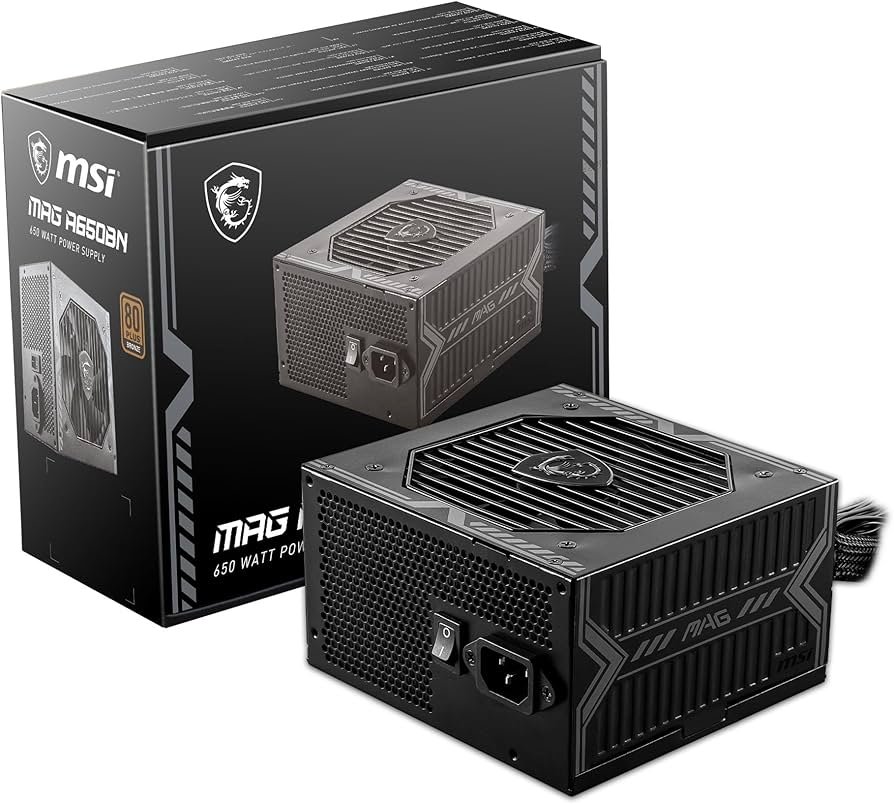 FONTE MSI 650W 80 PLUS BRONZE MAG A650BN