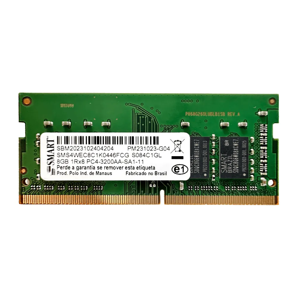 MEMORIA RAM DDR4 8GB 3200 SMART NOTEBOOK
