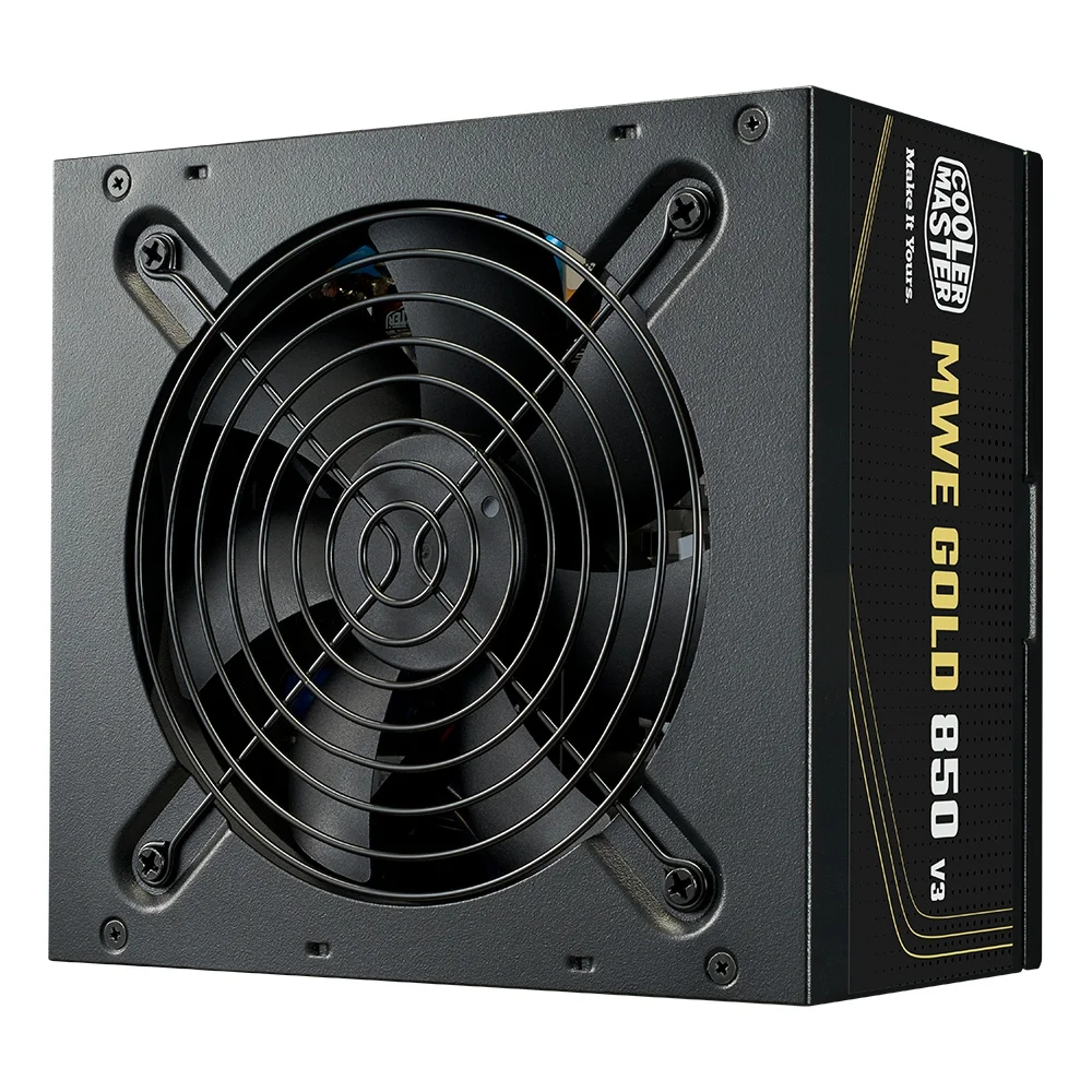 FONTE COOLER MASTER MWE GOLD 850 V3, 850W, 80 PLUS OURO, ATX 3.1, PT 