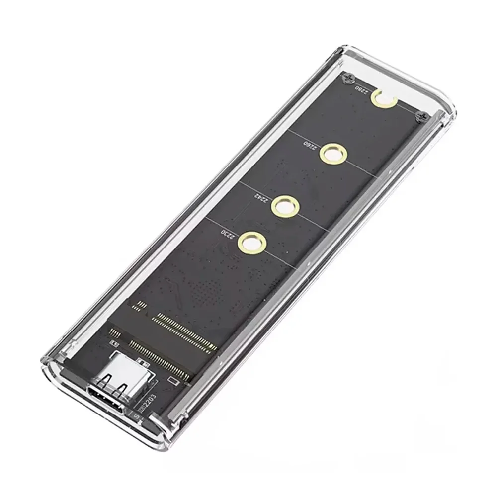CASE M.2 SATA USB 3.0 - TRANSPARENTE