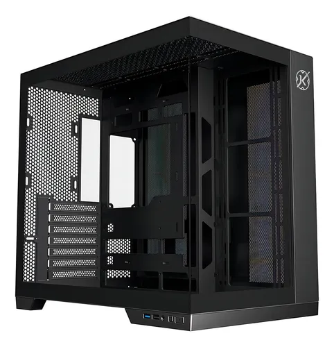 GABINETE GAMER KALKAN ASGARD PRETO SEM FAN KLK00040