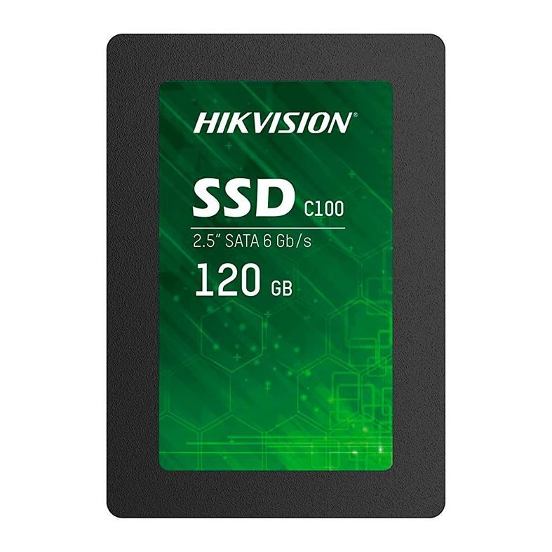 SSD HIKVISION 120GB C100 SATA III 6GB/S, LEITURA 550MB/S, GRAVACAO 420MB/S
