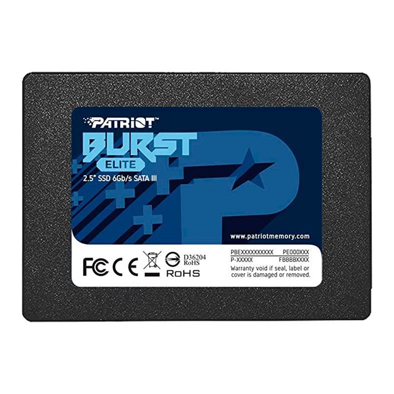 SSD PATRIOT BURST ELITE 120GB SATA III 6GB/S, LEITURA 450MB/S, GRAVACAO 320MB/S