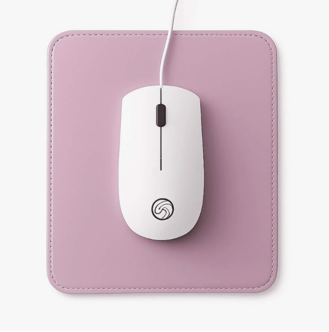 MOUSEPAD COURO ROSA (180 X 210MM)