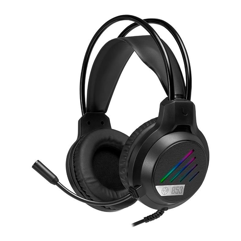 HEADSET GAMER TGT B53, RAINBOW, DRIVERS 50MM, PRETO, TGT-B53-RBW01