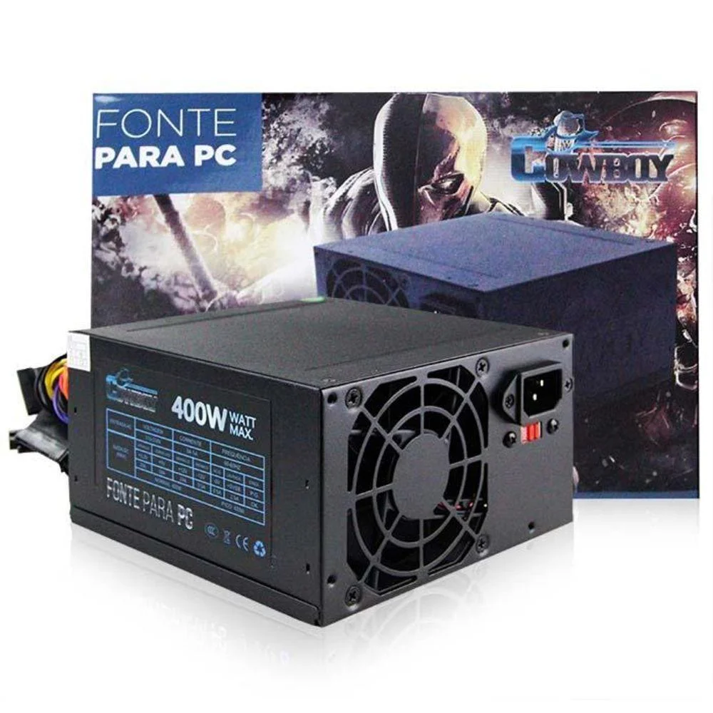 FONTE GAMER 400W COWBOY KP532 KNUP