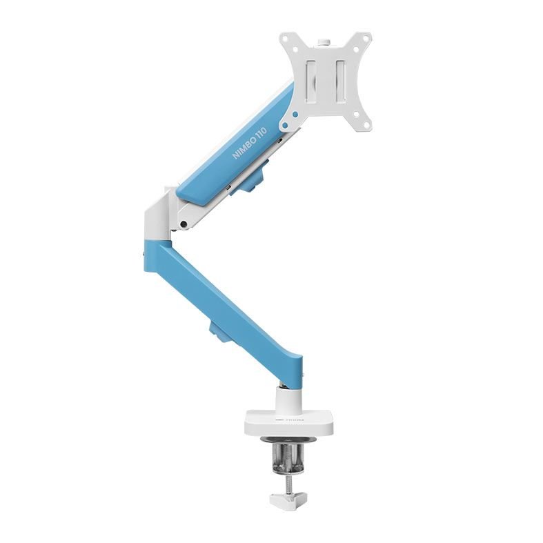 SUPORTE ARTICULADO C/ PISTAO A GAS MONITOR ZINNIA NIMBO 110, 13 POL. A 32 POL., AZUL