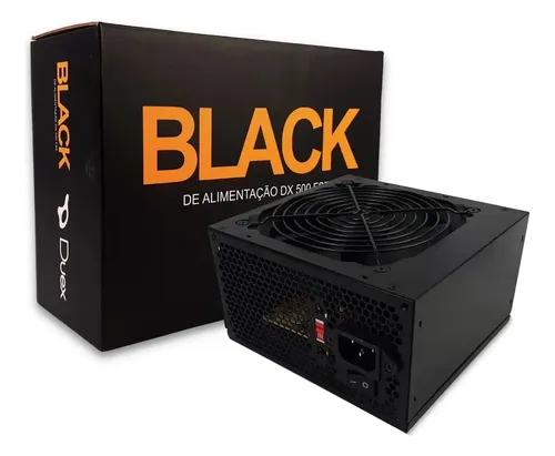 FONTE DUEX ATX-500W DX 500FSE PFC ATIVO