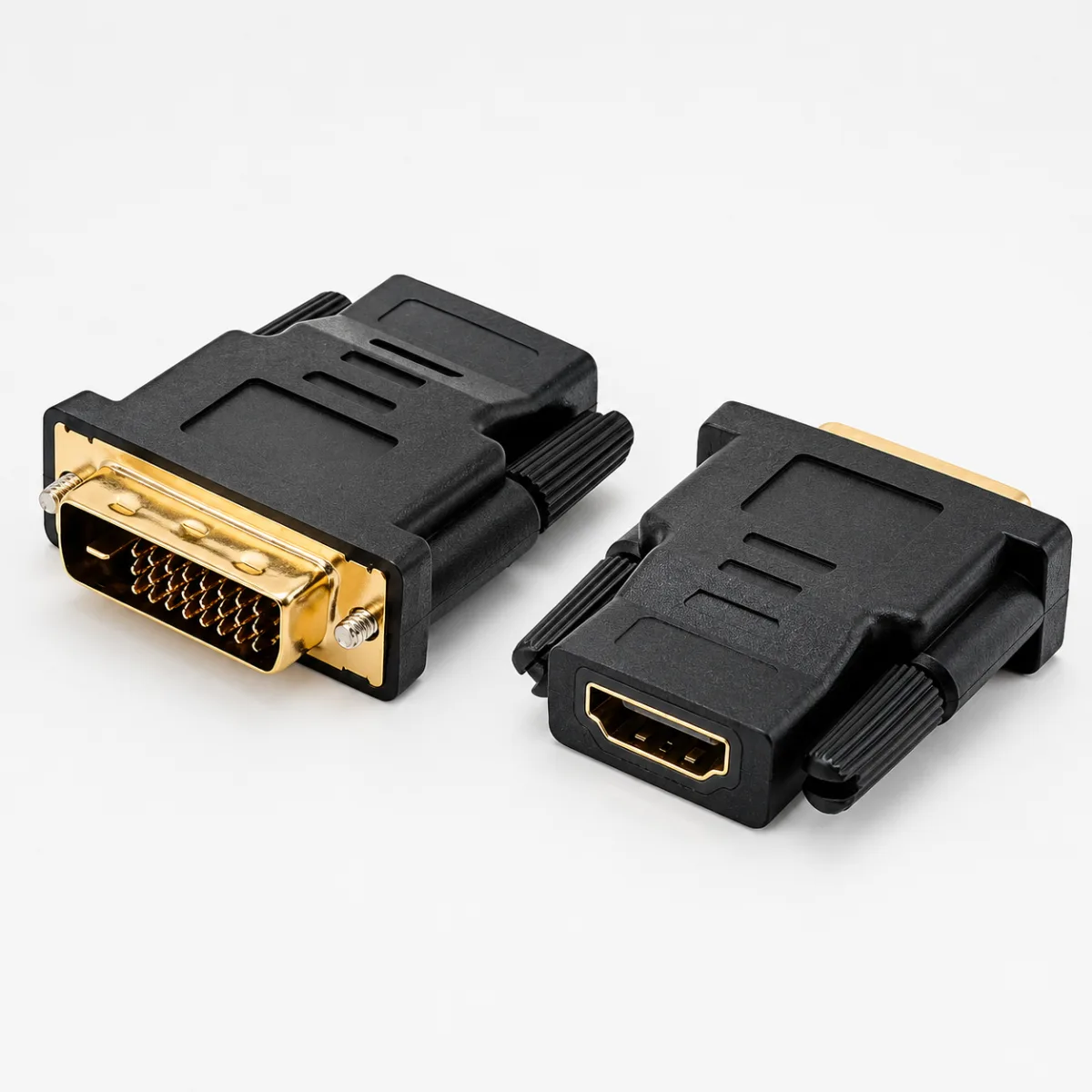 CONVERSOR DVI - D PARA HDMI PRETO — imagem 1