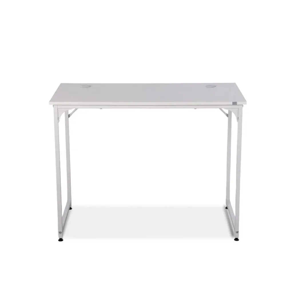 MESA OFFICE GET COM PASSAGEM PARA CABOS 100X50 BRANCO 