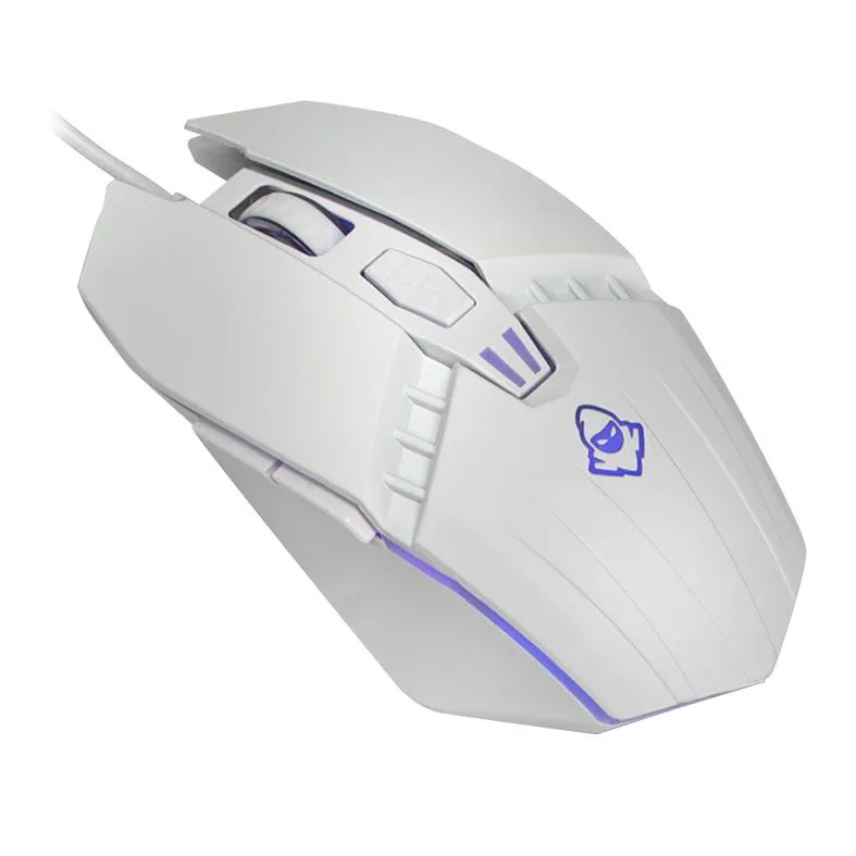 COMBO GAMER MANCER ORC V2 4X1, RAINBOW, TECLADO, MOUSE 6400DPI, MOUSEPAD P, HEADSET DRIVERS 40MM, BRANCO, MRC-ORC2-WH01