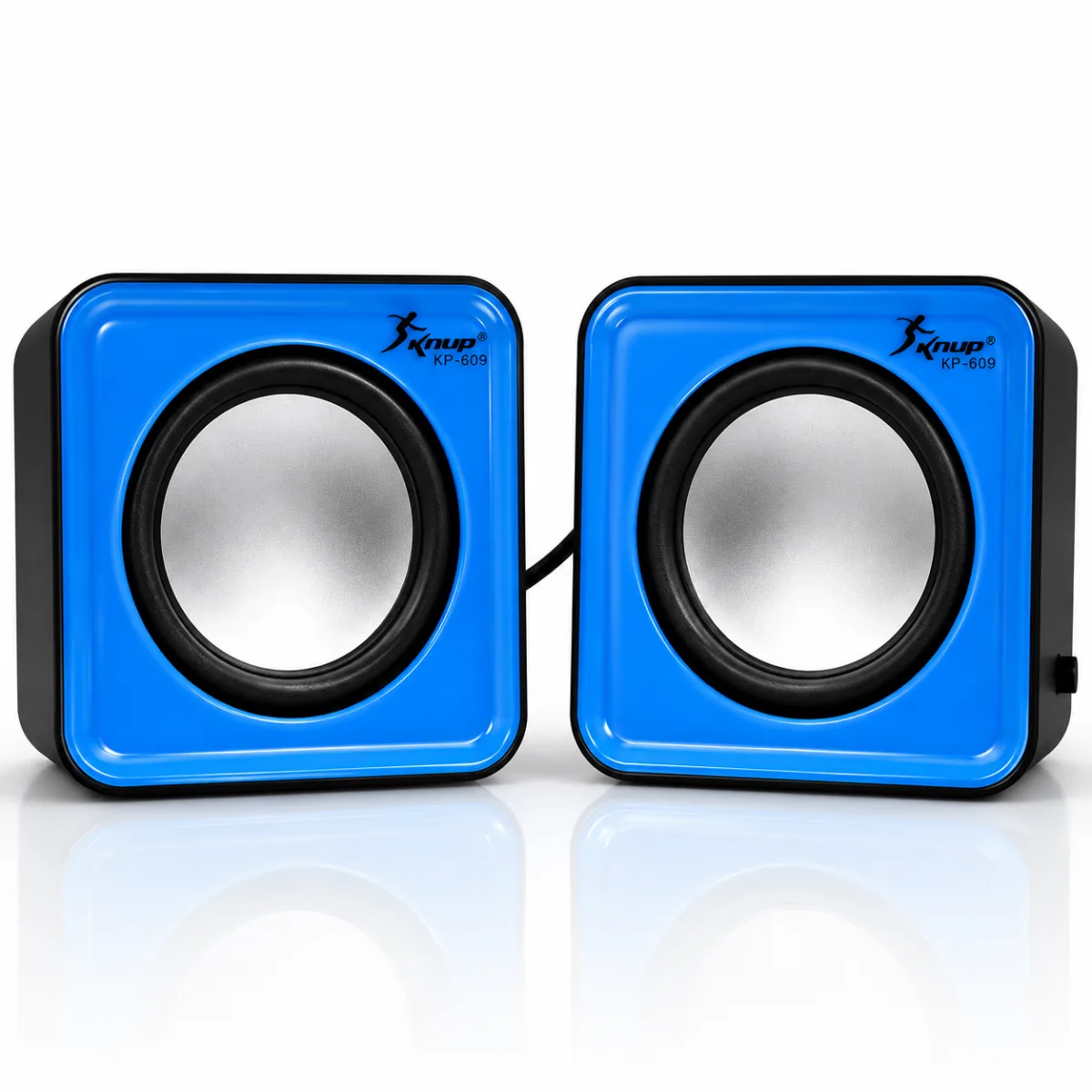 CAIXA DE SOM KNUP USB 3W KP-609 AZUL