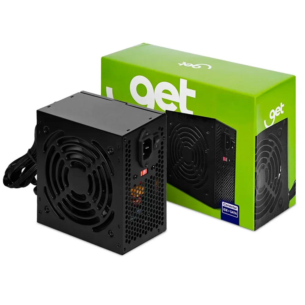 FONTE GET 350W REAL ATX COM CABO BULK