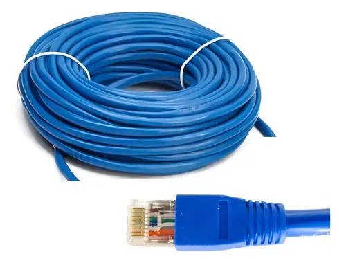 CABO DE REDE PATCH CORD CAT6 X-CELL, 20M, AZUL - GB51233