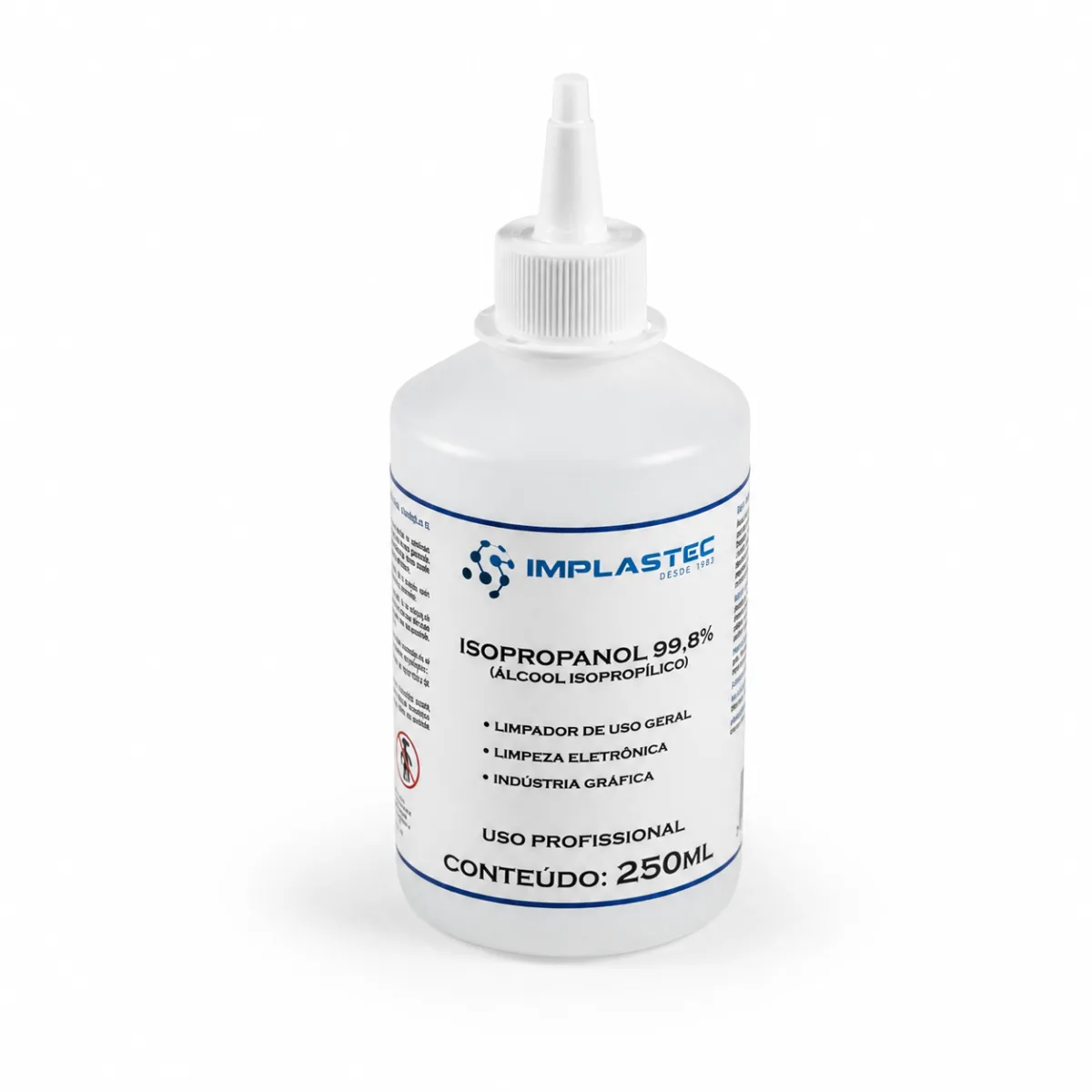 ALCOOL ISOPROPILICO 250ML IMPLASTEC — imagem 2