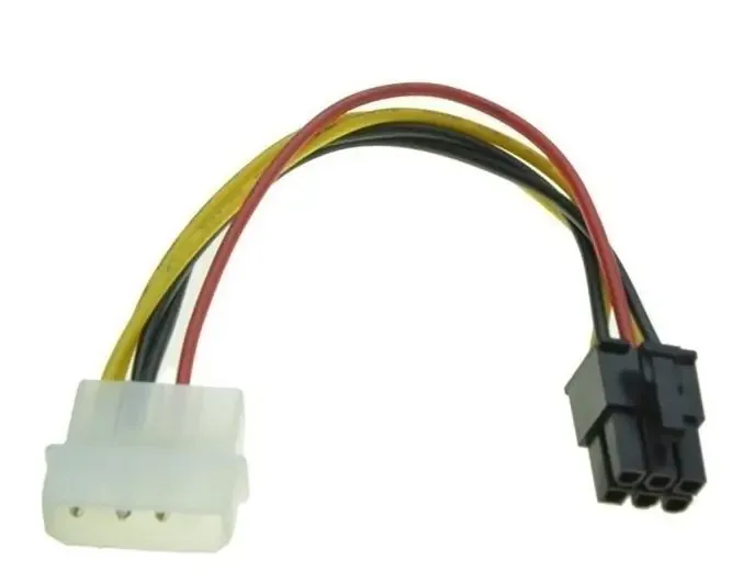 CABO ADAPTADOR 2 x MOLEX -> 6PIN PCIE FONTE ATX