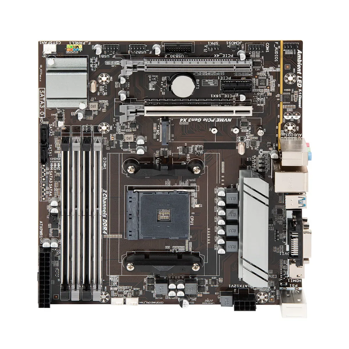 PLACA MÃE GET A520M GAMING, 4X SLOTS DDR4, SOCKET AM4, M-ATX  — imagem 2