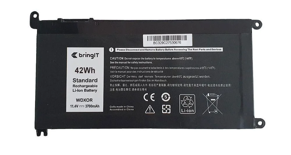 BATERIA PARA NOTEBOOK DELL WDX0R 42Wh 11.4V BC329