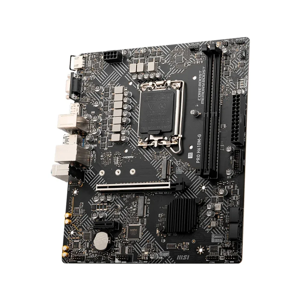 PLACA MÃE MSI H610M-G PRO, INTEL, MATX, DDR4 - PRO H610M-G DDR4