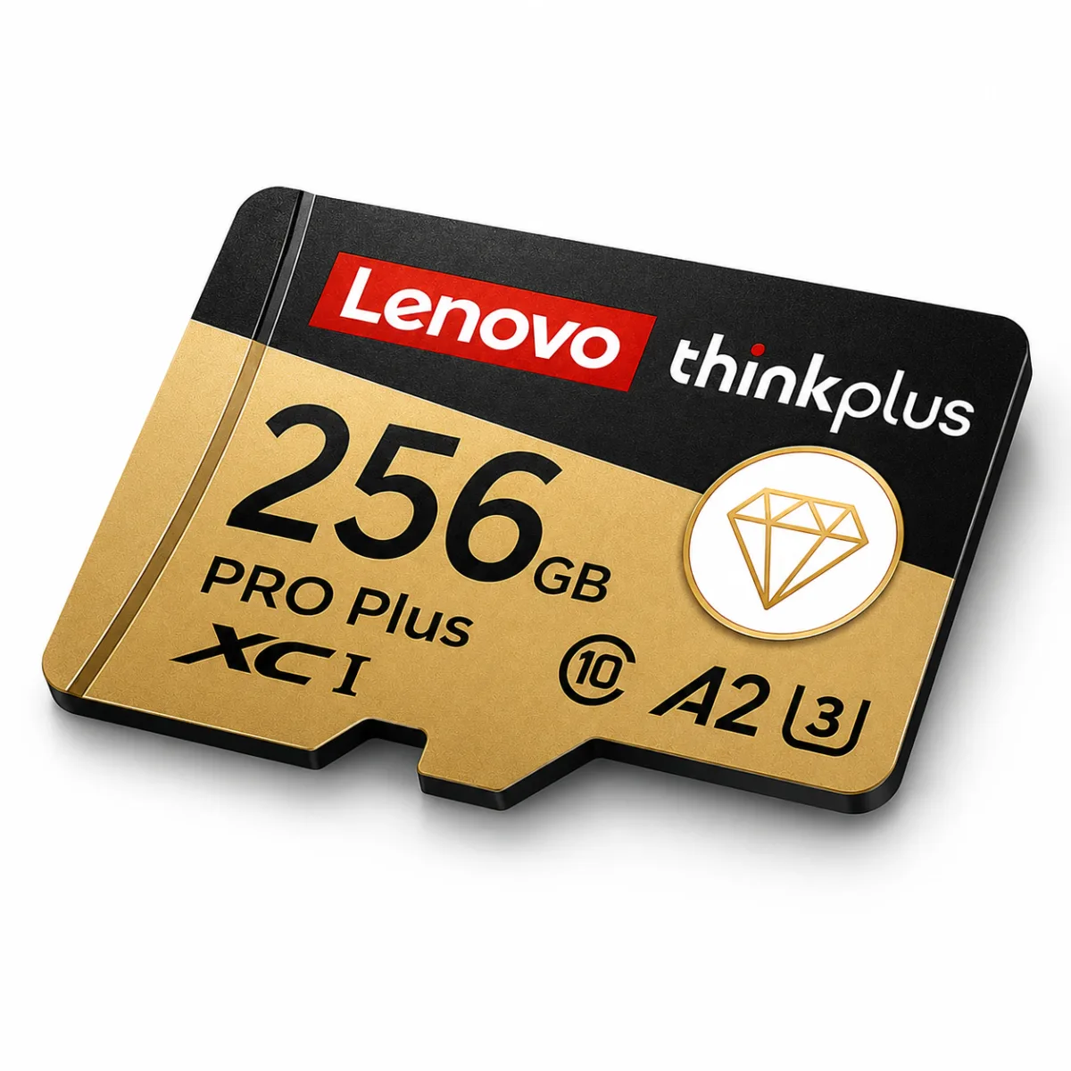 CARTÃO DE MEMORIA MICRO SD THINKPLUS 256GB A2 V30 4K LENOVO PLATINUM