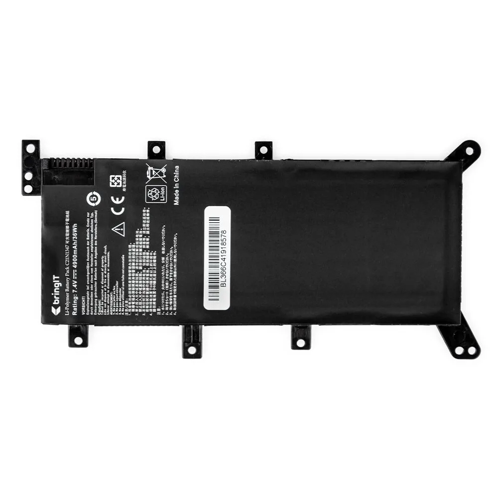 BATERIA PARA NOTEBOOK ASUS C21N1347 4900mAh 7.4V BL366 