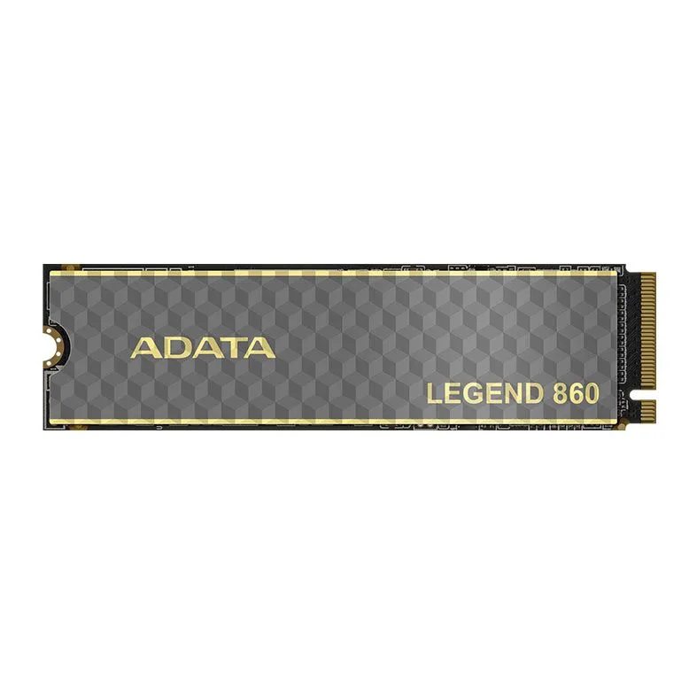 M2 NVME 500GB ADATA LEGEND 860, LEITURA 5000 MB/S, GRAVACAO 3000 MB/S, SLEG-860-500GCS