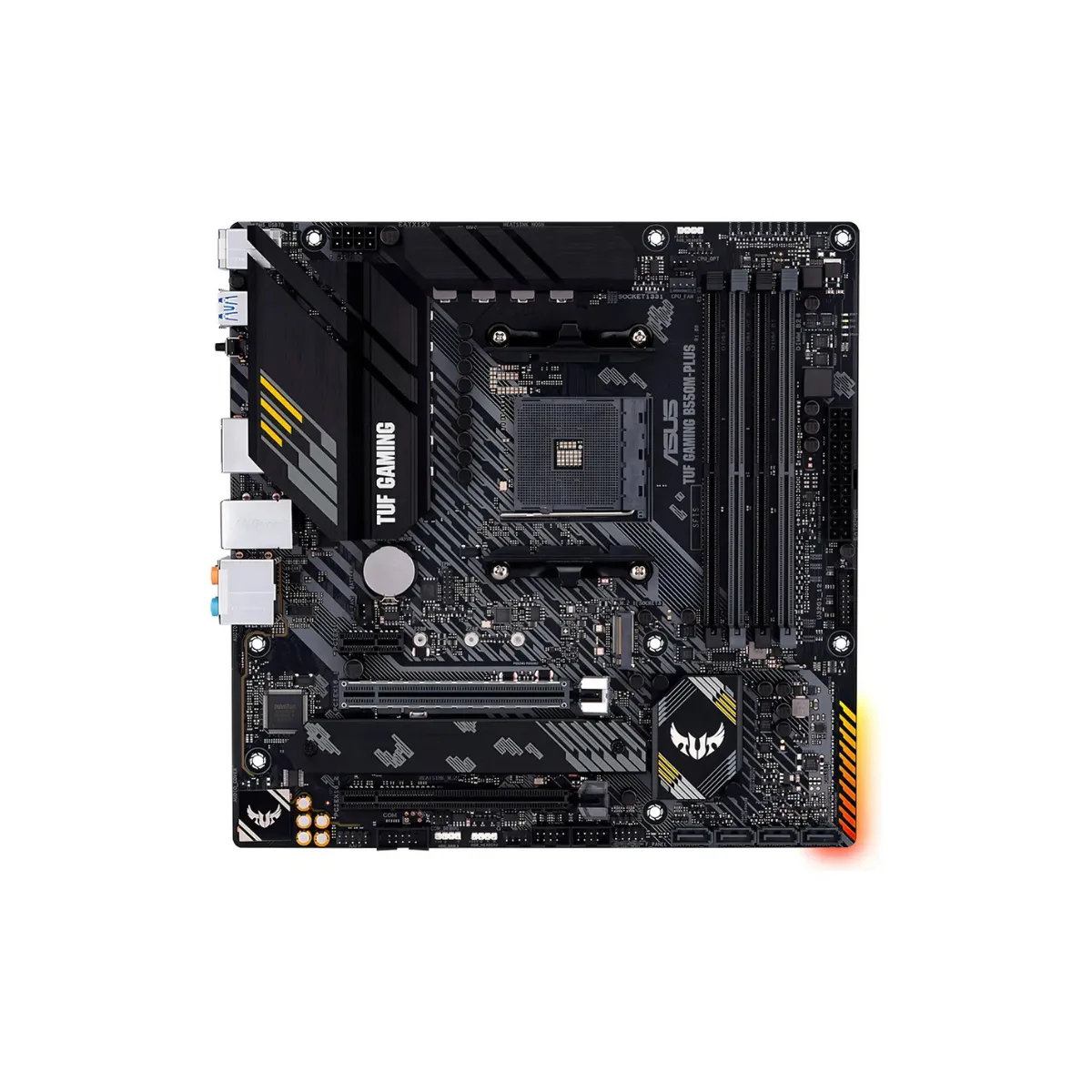 PLACA MÃE ASUS TUF GAMING B550M-PLUS, AMD AM4, MATX RGB DDR4 — imagem 2