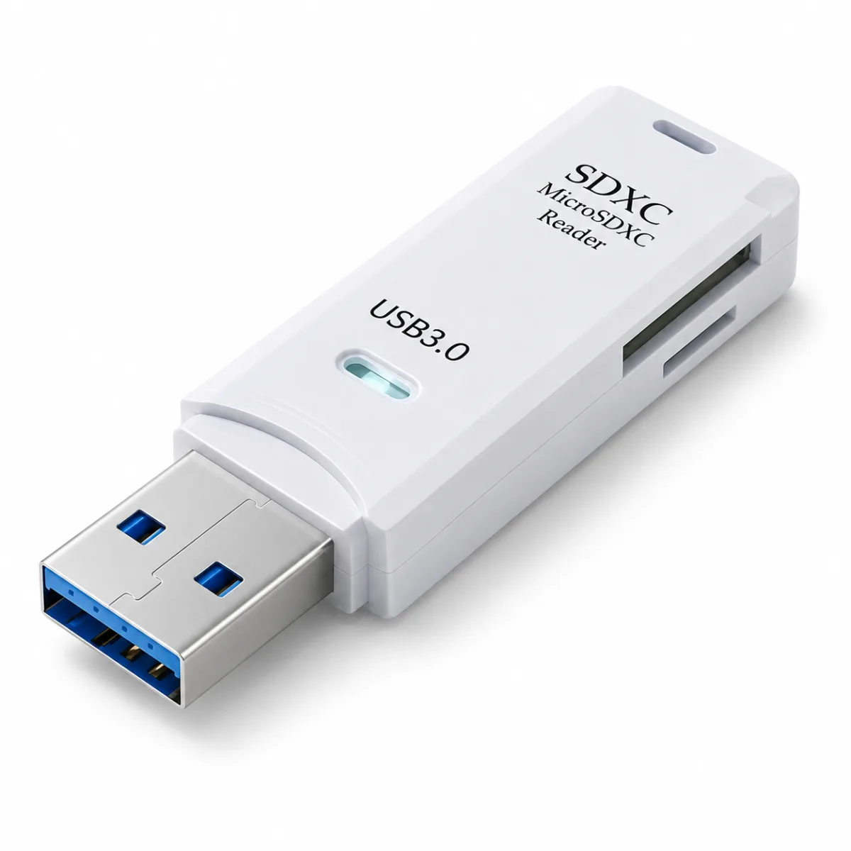 ADAPTADOR USB 3.0 LEITOR MICRO SDXC - BRANCO