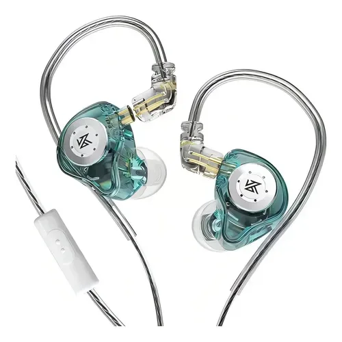 FONE GAMER KZ-EDX PRO SEM MIC, CIANO