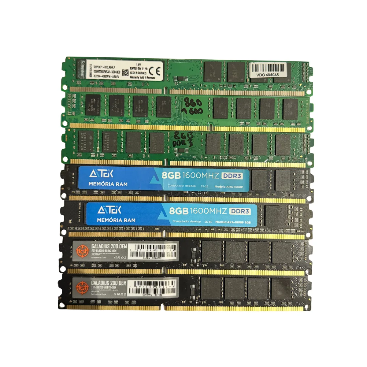 MEMORIA RAM 8GB DDR3 1600MHZ