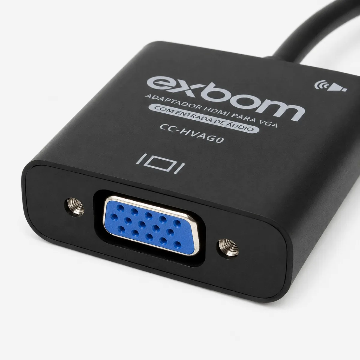 CONVERSOR HDMI PARA VGA COM AUDIO EXBOM — imagem 2