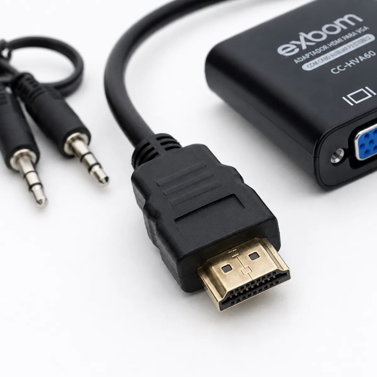 CONVERSOR HDMI PARA VGA COM AUDIO EXBOM — imagem 3